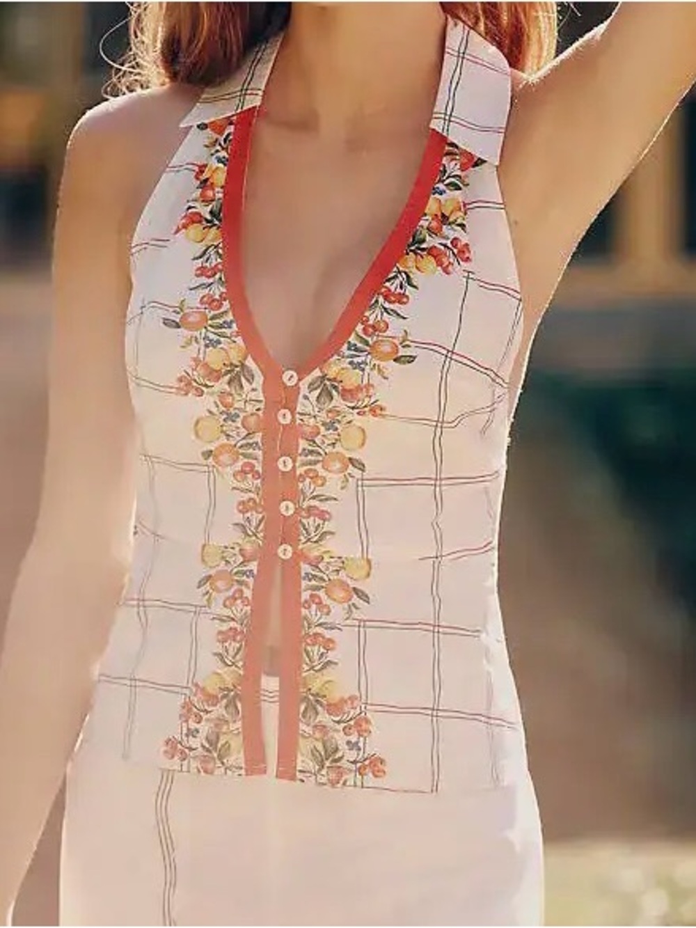 NWOT Celandine Anthropologie Size Medium Halter Top